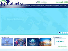 Tablet Screenshot of bttelekom.com